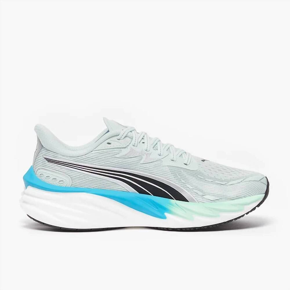 NEW PUMA men's velocity nitro 4 shoe in sea glass/speed blue